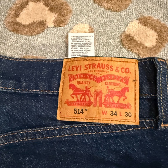 Levi's Dark Blue 514 Straight Jeans for Men - Picture 7 of 7